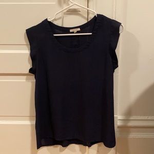 Navy Pleione Shell Top